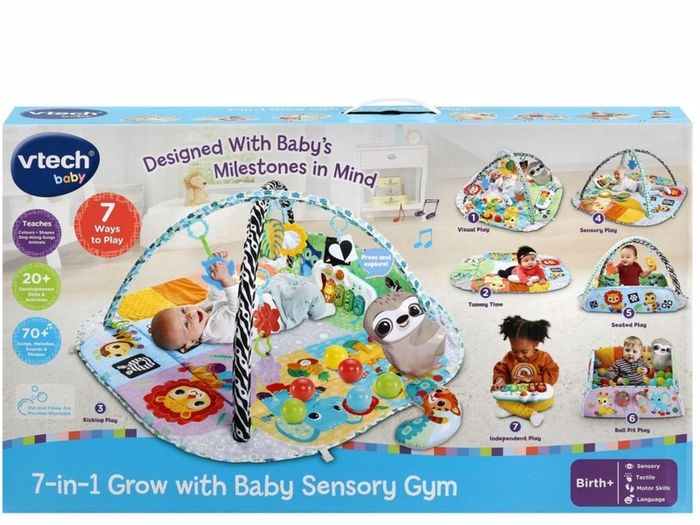 vtech baby 7-in-1 Grow with Baby Sensory Gym