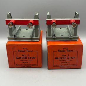HORNBY O Gauge Spring Buffer Stop x 2 42300 - Boxed