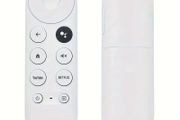 Voice Remote for Google Chromecast 4K Snow - Easy Control of Your Streaming Media Player (Remote Control Only)