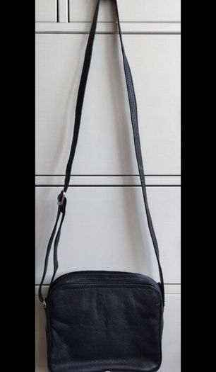 Taurus Real Leather Crossbody Bag - Triple Compartment
