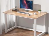 Modern Office Desk Computer Table Laptop Study Table Metal Steel Frame Easy Assemable Home Office Workstation