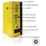 Electrical Wall System 600w wall mounted solar generator 220V 110V solar back-up power solar energy system portable AC DC (YELLOW) Image 2