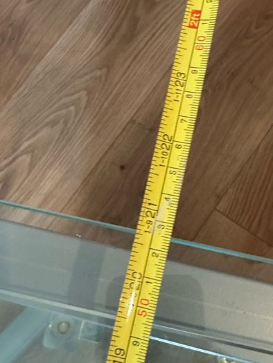 Glass TV table / stand