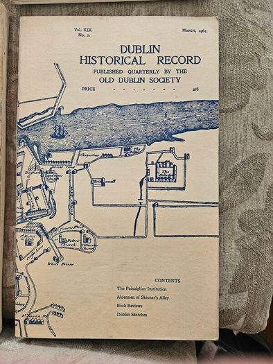 Dublin Historical Records X 4. By The Old Dublin Society. First Edition Paperback In Good Condition.  See Photos For Same.