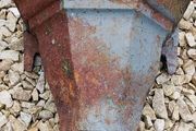 2 cast iron down pipe
