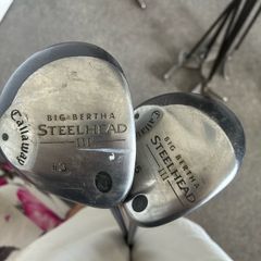 Golf - Callaway Big Berth Stealheads 3 wood & 5 wood