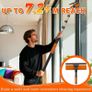 7.2m Telescopic Window Cleaner, Professional Window Cleaning Equipment with Extendable Window Cleaning Pole and 25cm Window Squeegee, Long Reach Window Cleaner Tool for Outdoor/Indoor Use Image 7