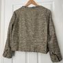 Zara Gold Shimmer Jacket - Size X Large Image 4