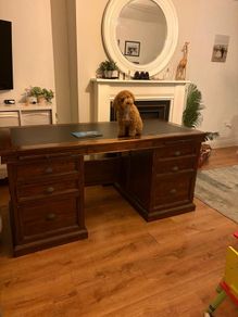 Vinatge Pedestal Desk