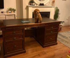 Vinatge Pedestal Desk
