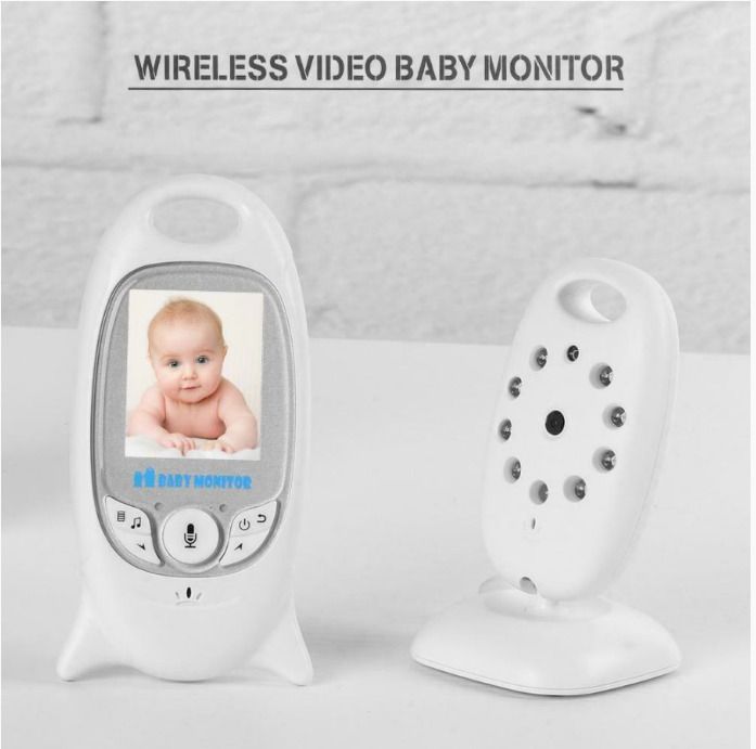 Wireless Digital Video Baby Monitor Night Vision Two Way Audio