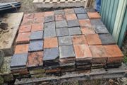 quarry tiles red and black