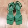 Hobbs London Emerald Green Suede Strappy Ankle Buckle Wedge Heels 41EU Image 9