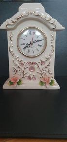 Clock and matching Candlestick Set