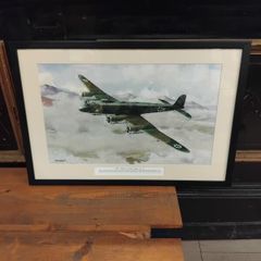 WW2 Plane Crashed in Kerry framed print