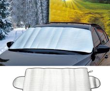 150cm x 70cm Universal Car Front Sun Heat Windshield Cover Auto Sunshade Snow Ice Protection Cover Winter Summer Windshield Shield