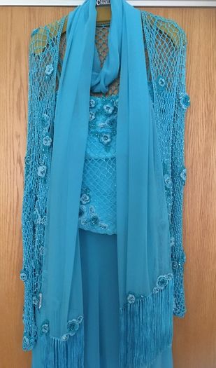 JOHN CHARLES LONDON Four Piece Separates Outfit.       Crochet, Occasion Wear, Events, Mother of Bride Groom
