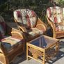 Wicker Furniture Set + Coffee Table Image 2
