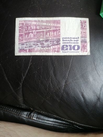 1984 Ireland Series B 10 Pound Banknote