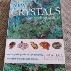 New Crystals and healing stones by Judy Hall in very good condition FREE STANDARD POSTAGE INCLUDED