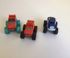 Bundle of 3 Die Cast & Plastic Blaze and the monster machines vehicles