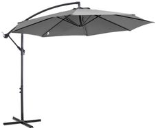 Cantilever Umbrella Parasol Hanging Banana Steel Dark Grey 3M Patio