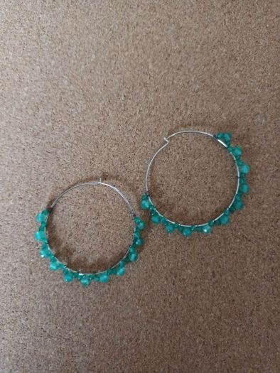 925 silver hoop earrings