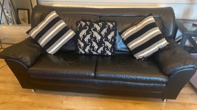 Leather couches