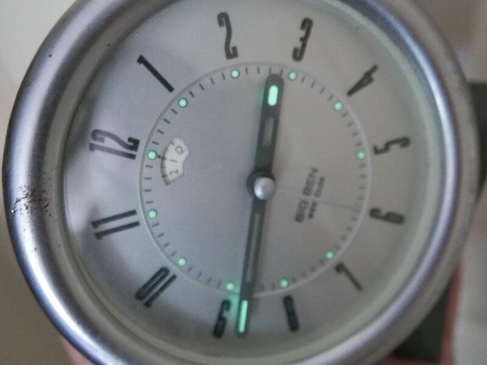 Vintage Westclox Big Ben  10 Charcoal Case Gray Dial Alarm Clock