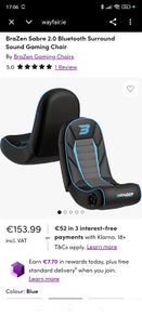 Brazen Bluetooth Surround Sound Gaming Chair