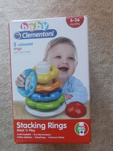 Stacking rings, Clementoni, made in Italy +free stacking rings Duck
