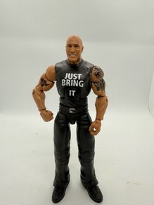 wwe TNF then now forever The Rock action figure