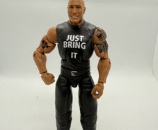 wwe TNF then now forever The Rock action figure