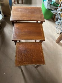 Vintage nest of 3 tables