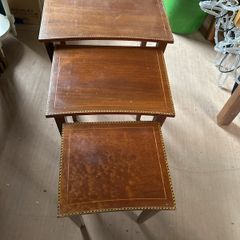 Vintage nest of 3 tables