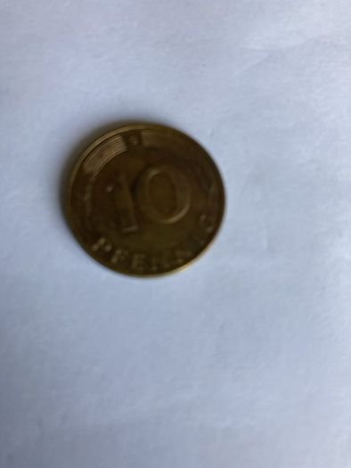 Germany coin 10 Pfennig 1987
