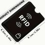 Bank card holder case, The best way to protect your card from electronic theft, new, unopened. Image 2
