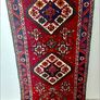 Pretty Persian Hamadan Hand knotted wool runner rug carpet Image 4