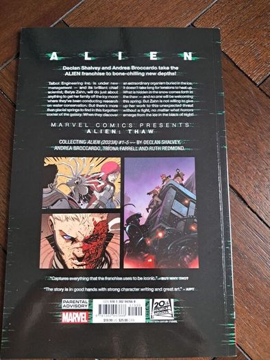 Graphic novel. Alien Thaw tpb
