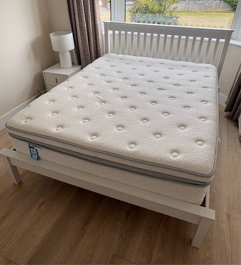 King bed and mattress