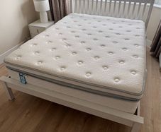 King bed and mattress