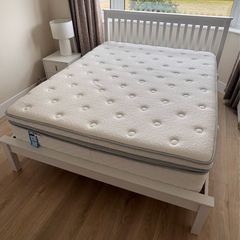 King bed and mattress
