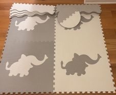 Foam baby and toddler play mat