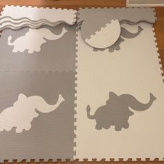 Foam baby and toddler play mat