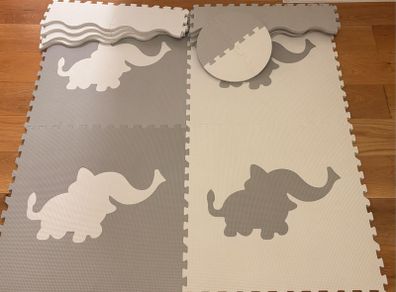Foam baby and toddler play mat