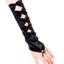 Stylish Black Satin Like Gloves - new - great accessory Image 2