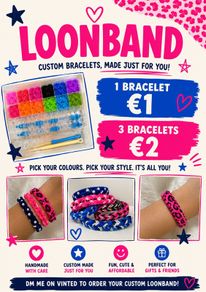 Custom loonbands bracelets