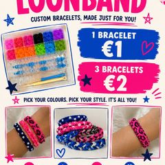 Custom loonbands bracelets