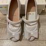 Girls Geox White Patent Leather/ Pearl effect Communion shoes Image 7
