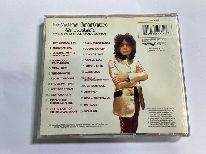 Marc Bolan & T Rex The Essential Collection CD